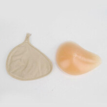 (M, Left (with breast forms)) Silicone Mastectomy Breast Form Left/Right with Protective Cover for Women