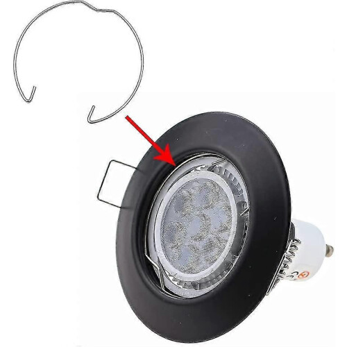 (Heart-shaped version, MR16) Retaining Spring Clips 42mm Compatible with MR11 LED Halogen Bulbs for Downlight Spotlight 1