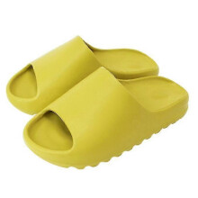 (Green, 44-45) Slides Slippers, Plastic Upper, Plastic Sole, Platform Slides for Beach Outdoor Use