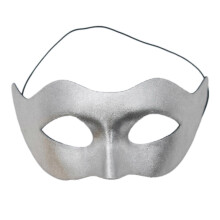 (Silver) Venetiaans masker voor vrouwen, half gezichtsmasker voor Halloweenfeesten