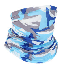(Sky Blue) Ratsastushuivi Unisex Ice Silk UV-suoja Hengittävä Kasvosuojus Pyöräilyyn Moottoripyörään