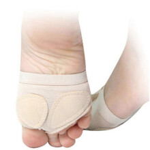 (S) Women Belly Ballet Half Sole Dance Pads Split Soft Sole, Friction Pain Relief for Dancers High Heels Flat Shoes, 1 Pair