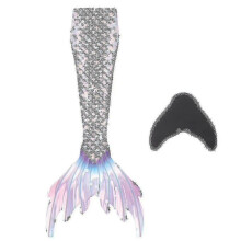 (pink(Excluding fins), 140) Zwembare zeemeerminstaart met monovin voor kinderen en volwassenen