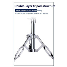 Snare Drum Stand with Drum Sticks Holder,Drum Pad Stand Adjustable Height for Steel Tongue Drum / Dumb Drum /Snare Drum