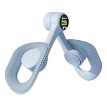 (Blue) Mireva Fit, entrenador pélvico y de muslos con pantalla digital para ejercicios de piernas y recuperación posparto.