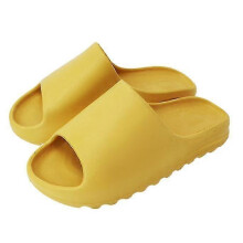 (Yellow, 42-43) Pantoletten, Obermaterial und Sohle aus Kunststoff, tragbare Pantoletten für Strand und Outdoor-Aktivitäten