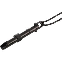(Black) RVS Ademhalingsketting voor stressverlichting, roestvrij staal accessoire voor angstvermindering bij volwassenen