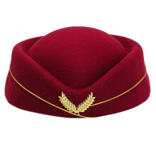 (Claret) Stewardess Hoed, Stof, Meerdere Kleuren, Een Maat voor Volwassenen en Kinderen, voor Cosplay Halloween en Maskerade