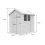6 x 6 Apex Shed Tanalised (Single Door, With Windows) 4