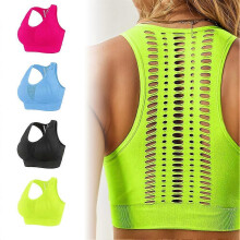 (Pink, S) Sport-BH für alleinreisende Damen, schnelltrocknend, stützend, faltbar, aus Nylon und Spandex