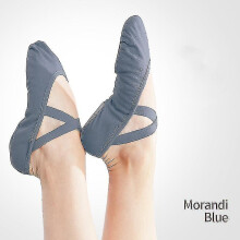 (New arrivalB, 33) Ballet Shoes for Women Girls Boys Soft Sole Canvas Dance Training Slippers in Black Pink White Tan Red Brown Blue