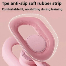 (Pink) Mireva Fit, entrenador pélvico y de muslos con pantalla digital para ejercicios de piernas y recuperación posparto.