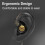 Συμβατά ακουστικά KZ-EDX PRO 1,25m με δυναμικό οδηγό HiFi για αθλητική μουσική, στυλ: 3