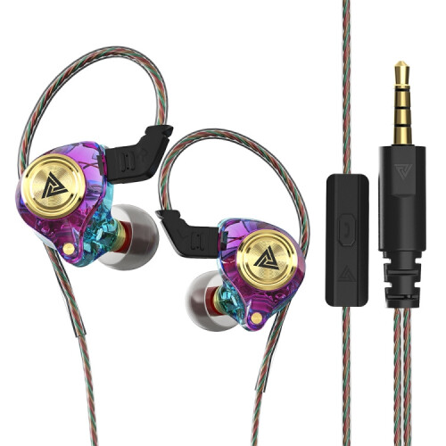 Συμβατά ακουστικά QKZ AK3 FiLe In-Ear με βαθιά μπάσα, ενσωματωμένα χειριστήρια και μι 1