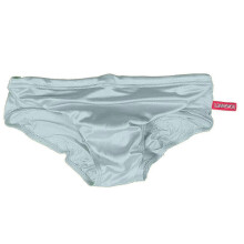 (gray blue, XXL) Slip da bagno classico a vita bassa per uomo, tessuto misto, coulisse interna regolabile, per spiaggia estiva e piscina