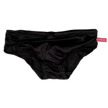 (black, XL) Slip de bain taille basse pour homme, taille ajustable par cordon, tissu extensible pour plage et piscine d'été