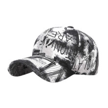 (Black) Cappellino da baseball in cotone, regolabile traspirante, per attività all'aperto uomo donna