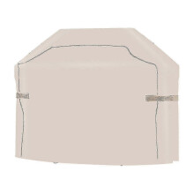 (150x61x122cm) Pokrowiec na grill ogrodowy beżowy, 210D tkanina oksfordzka, wodoodporny, ochrona przed promieniowaniem UV, na cały rok