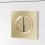 NES Home Nes Home Brushed Brass Round WC Push Button 1