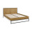 Harlow Oak/Black 150cm King Size Bed Frame 3