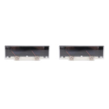 2X Medidor VU Panel Amplificador de Potencia de Audio Medidor DB de Nivel Analógico Dual con Retroiluminación