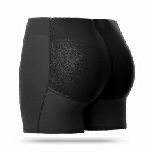 (Boxer 222black, M) Braguita moldeadora acolchada para mujer, sin costuras, levanta glúteos, tejido elástico para uso diario bajo ropa