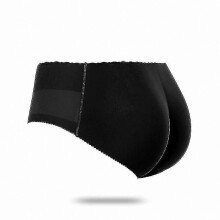 (Low waist 138black, S) Braguita moldeadora acolchada para mujer, sin costuras, levanta glúteos, tejido elástico para uso diario bajo ropa