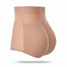 (High waist 189beige, XL) Naisten muotoilevat pehmustetut alushousut, saumattomat, pehmeä joustava kangas, koko päivän käyttö vaatteiden alla