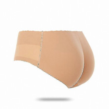 (Low waist 138beige, L) Braguita moldeadora acolchada para mujer, sin costuras, levanta glúteos, tejido elástico para uso diario bajo ropa