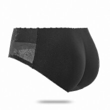 (Low waist 188black F, S) Braguita moldeadora acolchada para mujer, sin costuras, levanta glúteos, tejido elástico para uso diario bajo ropa