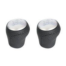 2X 6 Speed Gear Shift Knob Fit for Juke F15 X-Trail T31 Qashqai MKI JJ10 2010 2011 2012 2013
