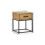 Harlow Light Oak Effect 1 Drawer Bedside Table 6
