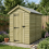 5 x 8 Apex Shed Tanalised (Single Door, No Windows) 1