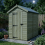 5 x 8 Apex Shed Tanalised (Single Door, No Windows) 3