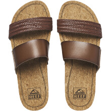 (UK 8, Chocolate) Reef Womens Cushion Vista HI Summer Beach Sandals Thongs Flip Flops - Chocolate