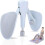 (Grey) Adjustable Thigh Trainer with Spring for Leg and Hip Exercise, PP TPE Material, Compact for Home Use 1