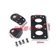 (Black license plate holder) Motorrad-Kennzeichenhalterung und Rücklichteinheit, kompatibel mit Harley 883N Retro, seitlich montiert für Umbauten
