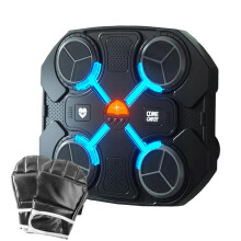 (black) Elektronisch boksdoel met Bluetooth, 3 dimstanden en ritmische verlichting voor stressvermindering en fitness.
