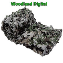 (Woodland Digital, 3x5m) Maskovacia sieť 3x5m 3x8m 3x10m 4x5m 210D Oxfordská látka na vojenský výcvik, vonkajší prístrešok proti slnku