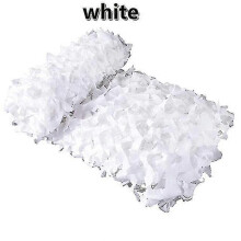 (white, 3x5m) Maskovacia sieť 3x5m 3x8m 3x10m 4x5m 210D Oxfordská látka na vojenský výcvik, vonkajší prístrešok proti slnku