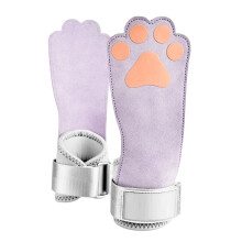 (Purple) Fitnesshandschuhe mit Handgelenkstütze für Gewichtstraining, SBR-Material, Silikongriff in der Handfläche, atmungsaktives Design