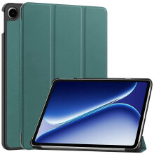 (DarkGreen) Tablet Case Compatible with OnePlus Pad Go 2, Shockproof Leather Cover with Tri-Fold Stand