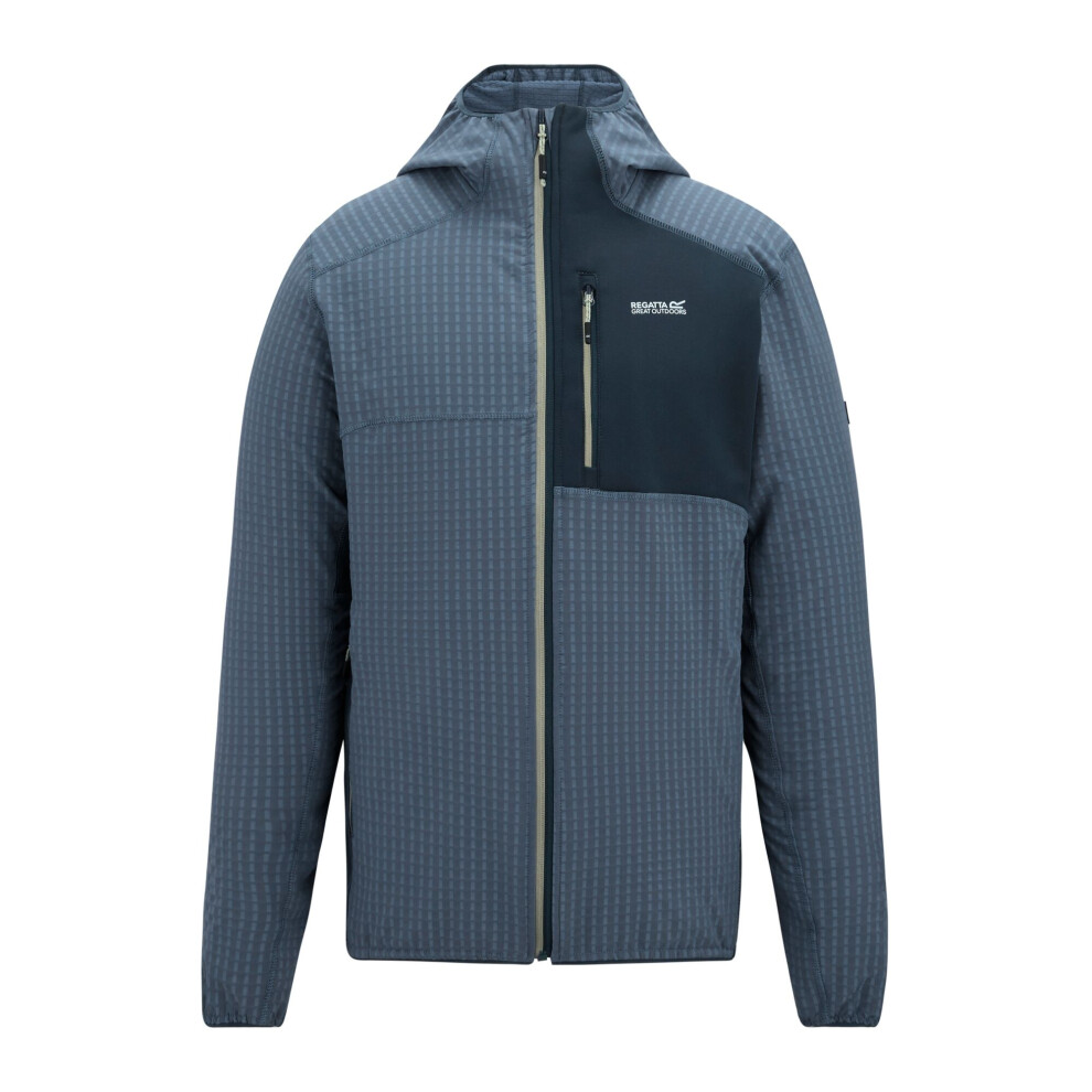 Regatta (Xxl, China Blue/Night Sky) Mens Alven Full Zip Fleece Jacket