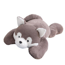 (Huskie) Pelúcia Ponderada 50cm para Crianças - Enchimento de Algodão PP Ecológico, Aconchegável para Quarto e Sala