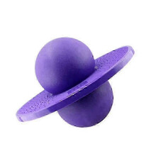 (Purple) Pogo-pallohyppypallo lapsille ja aikuisille, ABS-kuntolelu sisä- ja ulkoliikuntaan, tasapaino- ja koordinaatioharjoitteluväline