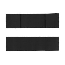 (Black, L) Banda de press de banca compatible con bancos estándar, tejido de nailon para entrenamiento de fuerza y estabilidad de brazos.