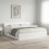 VidaXL vidaXL Headboard Cabinet with Storage White Engineered Wood 1