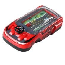 (Red Cell Version) Console de jeu de course portable avec mode double vitesse, effets lumineux et sonores pour le divertissement en intérieur