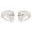 (white) Bicycle LED Light Set Multi-Mode High Low Strobe Beam for Safety Long Visibility 1