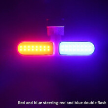 (E) Fahrradrücklicht, USB-aufladbar, 5 Modi & IPX2-Wasserschutz für Rennräder